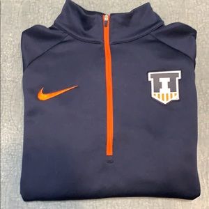illinois nike quarter zip
